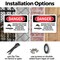 Signmission Rotating Shaft Hazard Keep Body Danger Sign, Plastic, 10in W x 7in L, 2PK OS-2PACK-DS-P-710-L-2445 - alternate 2
